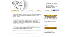 Desktop Screenshot of pinocchioincucinaca.com