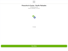 Tablet Screenshot of pinocchioincucinaca.com